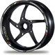 Motorcycle Wheel Decals Rim Stickers Ducati Panigale 899 959 1199 1299 Grey
