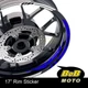 17" Aqua Rim Wheel Decals Stickers AA02 For Aprilia RSV 1000R Mille 04-10 07 08