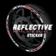 Retroreflective 17" Rim Wheel Sticker SH17 For Yamaha FZ10 MT-10 18-21 20 19
