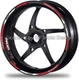 Ducati Panigale Motorcycle Wheel Decals Rim Stickers 899 959 1199 1299 /238