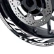 For Yamaha YZF R1 98-21 20 19 WHITE Rim Wheel Sticker Decal Tape 17 inch AA01