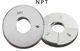 1Pcs  NPT 3/4-14 Pipe thread ring gauge American tapered Pipe thread gage