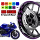 17" Motorcycle Rim Wheel Accessory Sticker For Suzuki Bandit GSF 1250 07-18 17