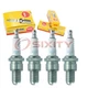 4 pc NGK 95205 BR6ES BLYB Standard Spark Plugs for WR7CPX WR7CP WR7CCX WR7CC zy