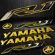 8" 3D Vinyl Logo&Letter Decal+5.75" Fairing Sticker YZF-R1/R1M 2-Tone Black/Gold