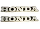 HONDA CB750 CB550 CB500 Genuine Fuel Tank Emblem "HONDA" Right & Left Set OEM