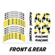 SP13 17'' Rim Wheel Stickers Decal For Aprilia SHIVER 750 07-15 14 13 12 11 10