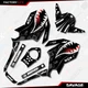 Black Savage Graphics Sticker kit fits Honda Grom 125 2013 2014 2015 2016 MSX125