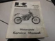 Kawasaki Factory Motorcycle Service Manual 83 KLX250/KLX250R 99924-1165-01
