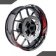 Red 17 inch Wheel Sticker Decal AX2 For Suzuki GSXR750 92-21 20 19 18 17 16 15