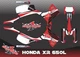 HONDA XR 650L XR650 CUSTSTOM GRAPHICS KIT GRAFICAS DECAL WHEELIE