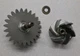GOOD USED GENUINE OEM SUZUKI RMZ450 MX WATER PUMP SHAFT + IMPELLER 2008-2014