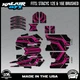 Graphics Kit for STACYC 12 EDRIVE and 16 EDRIVE BRUSHED Electron-magenta