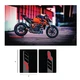 KTM Super Duke WP Suspension Bike Upper Forks  Stickers Graphic Set Black