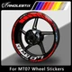 Reflective Motorcycle Wheel Sticker Rim Tape Decals Fits  For YAMAHA MT07
