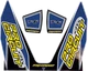 PRO CIRCUIT T-6 Exhaust Decals Dark Blue D22T6-DB PRO CIRCUIT T-6 Exhaust Decals Dark Blue D22T6-DB