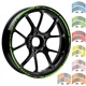 17" 18" Ninja 400R" Wheel Rim Tape Decal Stripes Sticker for Kawasaki Ninja 400R