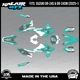 Graphics Kit for Suzuki DR-Z4S DR-Z4SM DRZ4SM 2025 2026 Blaze-TEAL