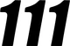 DCOR - 45-24-1 - SX Plate Number - #1 - Black - 4"