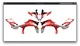 Fits Yamaha YFZ 450R 450X 09-13 graphic decal kit stickers 450r 2009 to 2013