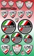 Motorcycle Stickers Decals for Ducati Diavel 1260 Set 3 Vinyl Laminated
