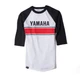 Factory Effex Fx Yamaha Vintage Baseball T-Shirt / White-Black (Xxl) 17-87238