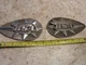 BSA Motorcycle Petrol Fuel tank emblem Badge 68-8186 68 8187 J Fray A65 A75