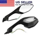 Rear View Mirrors LED Turn Signal For Yamaha YZF R1M 2016-2024 & YZF R1 2015-24