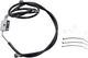 Drag Specialties Brake Line - Front - Black - +10" - FXDF '12-'17  -  1741-3832