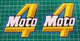 85' 86' 87' YFM80 2pc Yamaha MOTO-4 blue decal 4 wheeler sticker 1987 1985 4moto