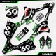 Gray Green Savage Camo Racing Graphic Kit fit 22-25 Kawasaki KX112 kx 112 Decal