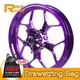 Customized Color Front Wheel Rim For Yamaha YZF R3 2015-2025 YZF-R25 MT-03 MT-25