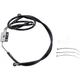 DRAG SPECIALTIES 1741-3832 Extended Length Black Vinyl Brake Line Kit Brake
