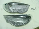 NEW TRIUMPH 650 500 250 MID 60'S GAS TANK BADGES PART # 82-6887/8 NEW REPRODUCTI
