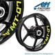 Wheel Decal 17'' Rim Sticker Tape Set For Yamaha MT07 2018-2020