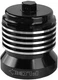 PCRACING 2017 FZ-09 Yamaha FLO REUSUABLE OIL FILTER BLACK/POLISHED FINS PCS1BC