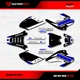 Black Blue Shift Racing Graphics kit fits 01-03 Honda XR80 Xr100 XR 80 100 Decal