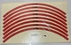 Sport Bike Yamaha YZF R6 Wheel Rim Decal Sticker Kit, Red