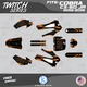 Graphics Kit for Cobra CX50 JR (2012-2015) Twitch Series - Orange