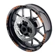 P02B For Ducati Diavel Carbon 2011-2019 Orange Rim Stripes Kit Sticker 18 17 16