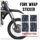 For Honda CRF300L/RALLY CRF450L XR250 MOTARD CRF250L Fork Wrap Sticker TT010