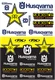 Factory Effex OEM Sticker Sheets 22-68632 Black White Yellow Husqvarna Racing