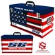 Attack Graphics Tusk Moto Toolbox Replacement Decals  Patriotic Red/White/Blue