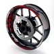 17 inch RED Wheel Rim Stickers Decals Stripes Tape Graphics AA01 For Kawasaki