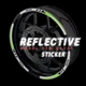 Retroreflective Rim Strips Sticker SH18 For Honda CB 919 Hornet 900 2002-2007