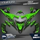 Yamaha YFZ 450R 450X Graphics Kit Decals Stickers 2014&ndash;2026 ATV Quad Custom