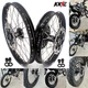 KKE 21/18 CNC Wheels for Suzuki DRZ400S 2000-2025 DRZ400 DRZ400E 2004 Black Rims