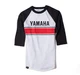 Factory Effex 17-87238 FX Yamaha Vintage Baseball T-Shirt White/Black (XXL)