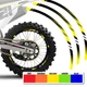 21" 18" A01B Dirt Bike Wheel Rim Stickers For Honda CRF 250L 13-20 19 18 17 16