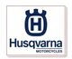 Dcor Husqvarna OEM Icon Decal - 3in. Motorcycle ATV/UTV Street Bike Dirt Bike
